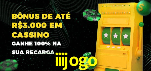 iiijogo melhor bônus de depósito